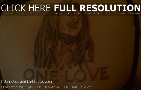 bob marley tattoos