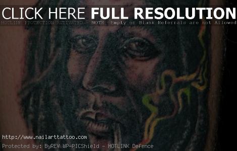 bob marley tattoos designs