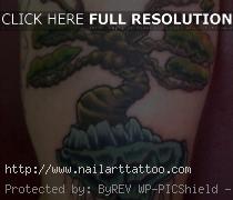 bonsai tree tattoo