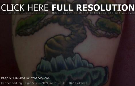 bonsai tree tattoo
