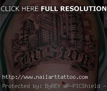 boston skyline tattoo designs