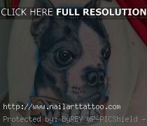 boston terrier tattoo