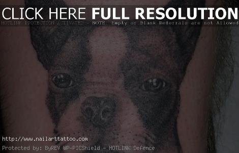 boston terrier tattoo pictures