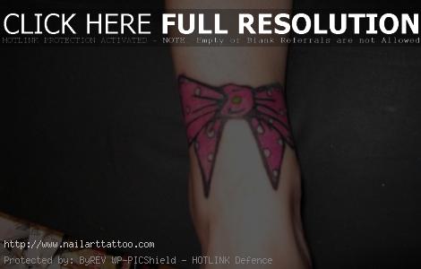 bow tattoo designs for girls