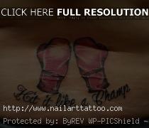 boxing gloves tattoo hit it like a champ