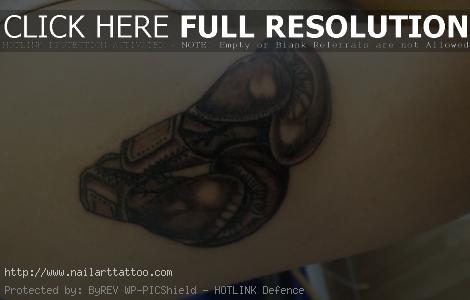 boxing gloves tattoos pictures