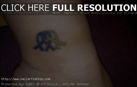 brain cancer ribbon tattoo ideas