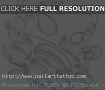 brass knuckles tattoo drawing