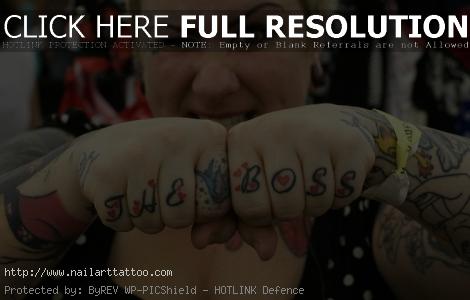 brass knuckles tattoos for men