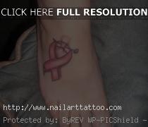 breast cancer ribbon tattoos pictures