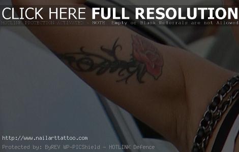 brenda song tattoo on back