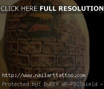 brick wall tattoo