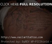 britney spears tattoo