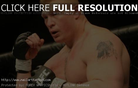 brock lesnar tattoo