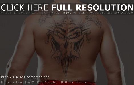 brock lesnar tattoo back