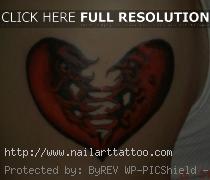 broken heart tattoo