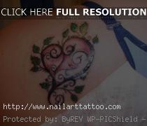 broken heart tattoo designs for women