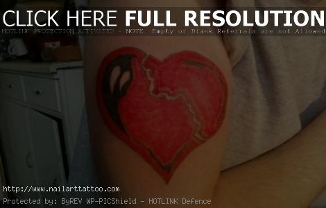 broken heart tattoo tumblr