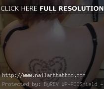 broken heart tattoos for girls