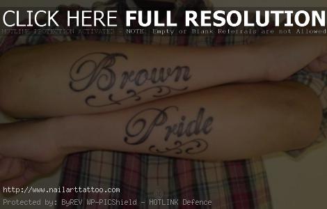 brown pride tattoo