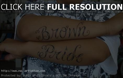 brown pride tattoos pictures