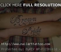 brown pride tattoos pictures