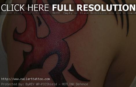 browning symbol tattoos on hip