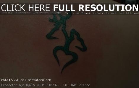 browning symbol tattoos with buck and doe