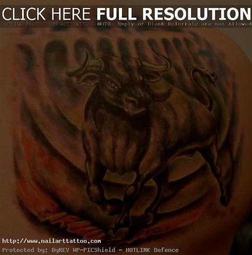 bucking bull tattoo designs
