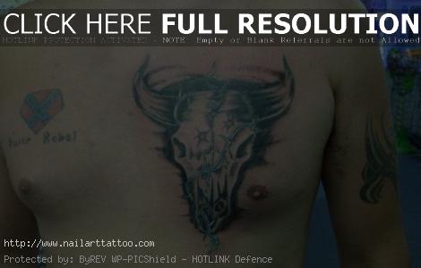 bull skull tattoo ideas