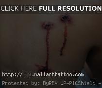 bullet hole tattoo