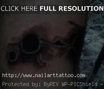 bullet hole tattoo stencil