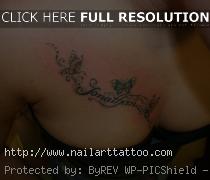 butterfly chest tattoos for girls
