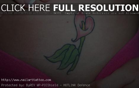 calla lily tattoo designs