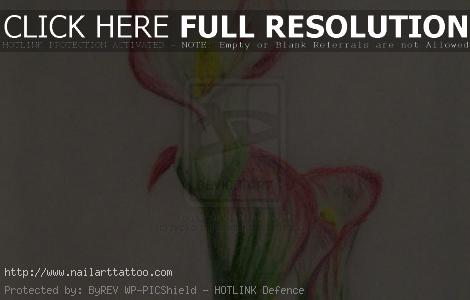 calla lily tattoos designs