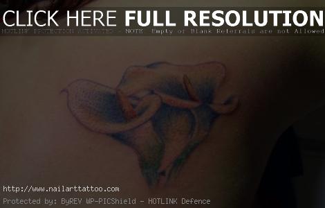 calla lily tattoos for women