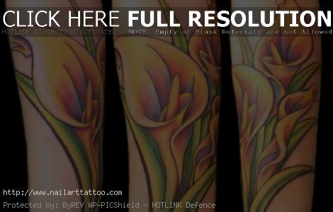 calla lily tattoos meanings