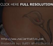 calla lily tattoos with name