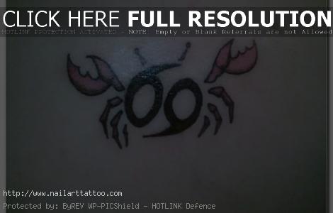 cancer horoscope tattoos for girls