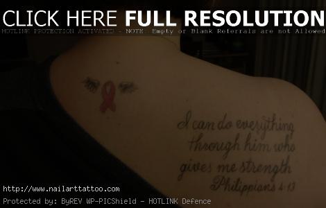 cancer memorial tattoos for mom