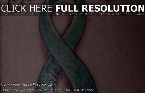 cancer ribbon tattoo designs