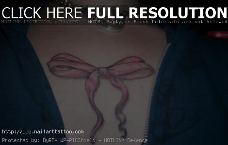 cancer ribbon tattoo ideas