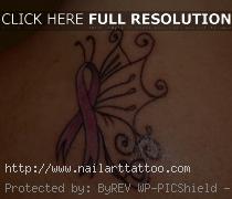 cancer ribbons tattoos for men