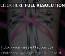 cancer ribbons tattoos ideas