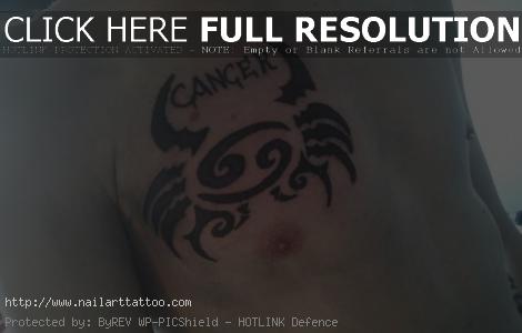 cancer tattoo designs for men