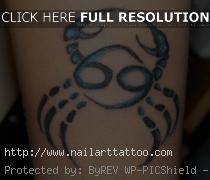 cancer zodiac sign tattoos