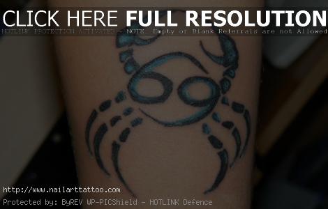 cancer zodiac sign tattoos