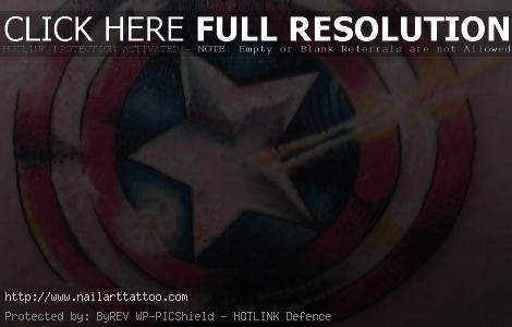 captain america shield tattoo