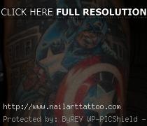 captain america tattoo