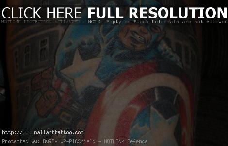 captain america tattoo